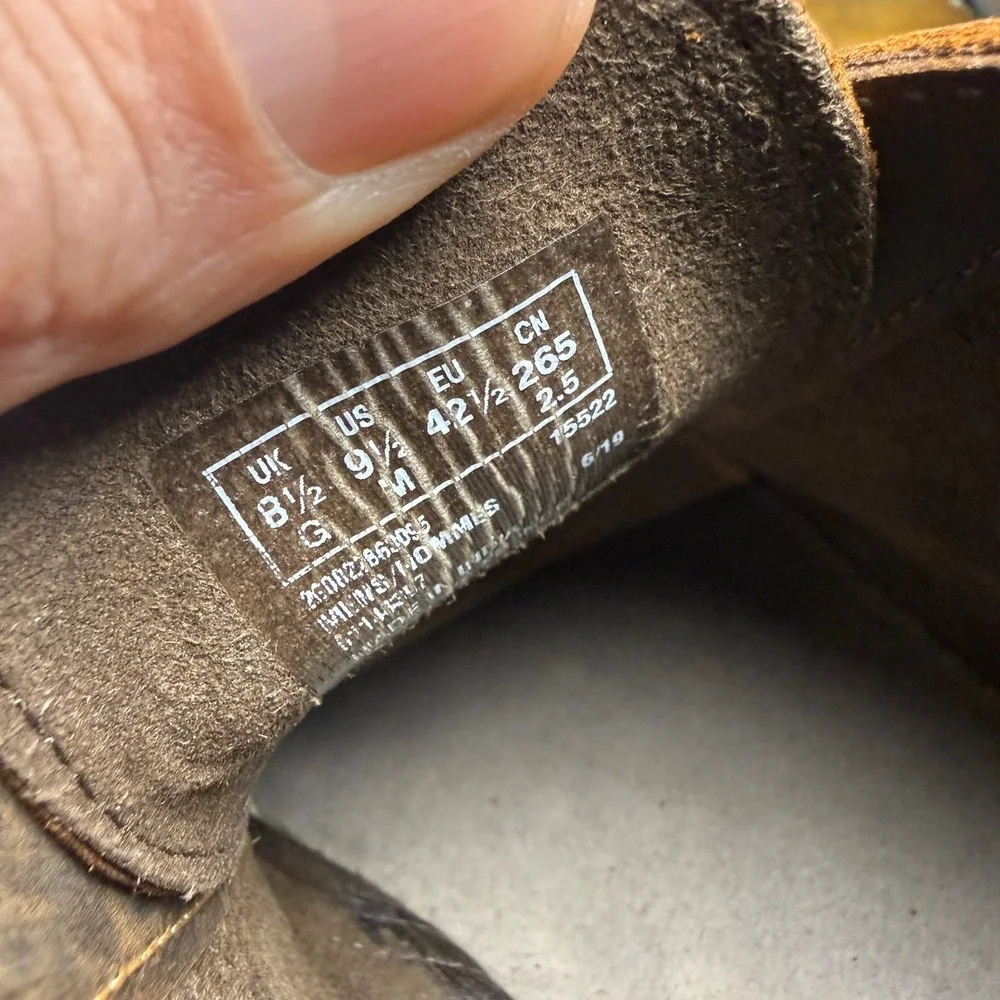 Clarks Bushacre 2 260822863095 Beeswax Leather‎ Chukka Boot Mens Size 9.5M